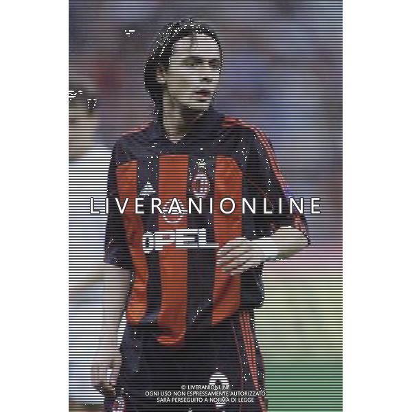 MILANO, 11-04-02 DFP/ MARCO LUSSOSO MILAN-HAPOEL TELAVIV (COPPA UEFA) NELLA FOTO: FILIPPO INZAGHI AG ALDO LIVERANI S A S