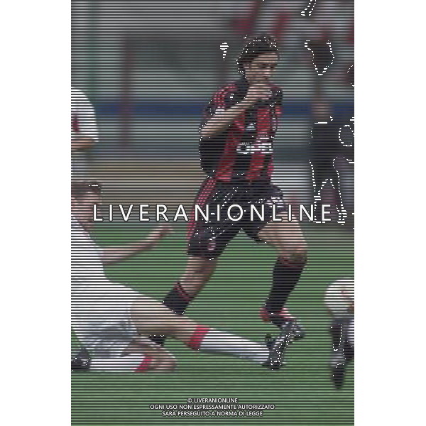 MILANO, 11-04-02 DFP/ MARCO LUSSOSO MILAN-HAPOEL TELAVIV (COPPA UEFA) NELLA FOTO: MANUEL RUI COSTA AG ALDO LIVERANI S A S