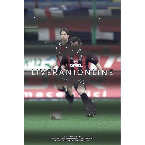 MILANO, 11-04-02 DFP/ MARCO LUSSOSO MILAN-HAPOEL TELAVIV (COPPA UEFA) NELLA FOTO: MARCO SIMONE AG ALDO LIVERANI S A S