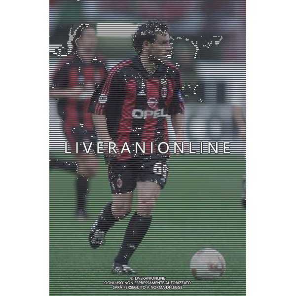 MILANO, 11-04-02 DFP/ MARCO LUSSOSO MILAN-HAPOEL TELAVIV (COPPA UEFA) NELLA FOTO: MARCO SIMONE AG ALDO LIVERANI S A S
