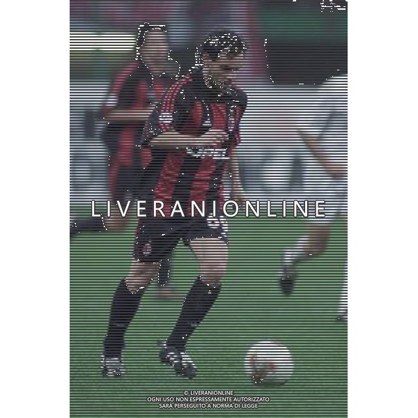 MILANO, 11-04-02 DFP/ MARCO LUSSOSO MILAN-HAPOEL TELAVIV (COPPA UEFA) NELLA FOTO: MARCO SIMONE AG ALDO LIVERANI S A S