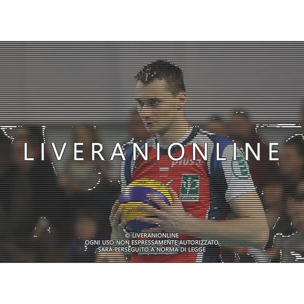 22.12.2011 - Jastrzebie Zdroj CEV Voleyball Champions League Zaksa Kedzierzyn-Kozle (czerwone) - Trentino Volley (biale) n/z. Michal Ruciak Fot. Michal Chwieduk / EDYTOR.net / Newspix.pl --- Newspix.pl ITALY ONLY- CEV Voleyball Champions League Zaksa Kedzierzyn-Kozle (czerwone) - Trentino Volley (biale) ©AG ALDO LIVERANI SAS *** Local Caption *** .
