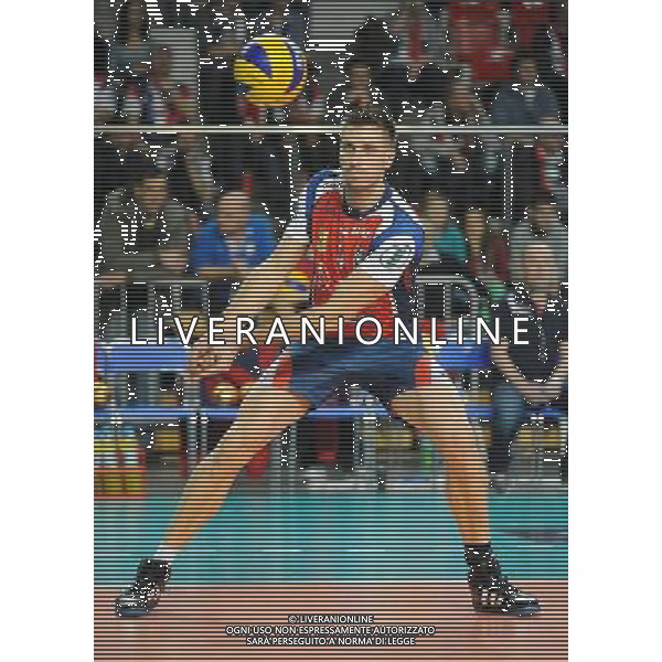 22.12.2011 KEDZIERZYN-KOZLE CZECHY SIATKOWKA MEZCZYZN CEV LIGA MISTRZOW SEZON 2011/2012 2012 CEV VOLLEYBALL CHAMPIONS LEAGUE MEN ZAKSA - TRENTINO VOLLEY PLANETWIN365 N/Z ROUZIER ANTONIN FOT LUKASZ LASKOWSKI / PRESSFOCUS NEWSPIXPL --- Newspix.pl ITALY ONLY- CEV Voleyball Champions League Zaksa Kedzierzyn-Kozle (czerwone) - Trentino Volley (biale) ©AG ALDO LIVERANI SAS *** Local Caption *** .