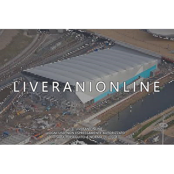 Olympic Park. Aerial view of the Water Polo Arena. © AG. ALDO LIVERANI SAS LONDRA - GIOCHI OLIMPICI/ OLIMPIADI 2012 OLYMPICS GAMES 2012