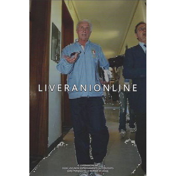 Coverciano (Fi) 25/05/2004 Raduno della Nazionale di Calcio Nella foto: Trapattoni Giovanni.* Ph Gianni Nucci/Aldo Liverani