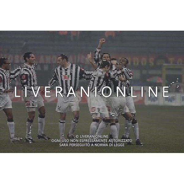 MILANO,23-01-02 DFP/MARCO LUSSOSO MILAN - JUVENTUS (COPPA ITALIA): ESULTANZA JUVENTUS