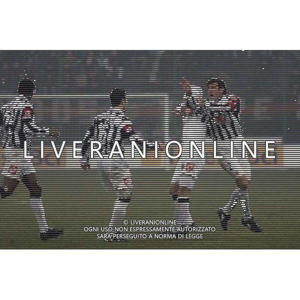 MILANO,23-01-02 DFP/MARCO LUSSOSO MILAN - JUVENTUS (COPPA ITALIA): ESULTANZA JUVENTUS