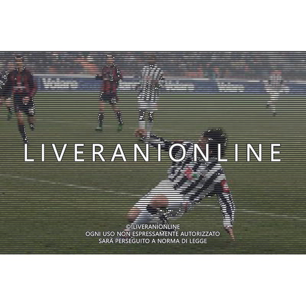 MILANO,23-01-02 DFP/MARCO LUSSOSO MILAN - JUVENTUS (COPPA ITALIA): ALESSANDRO DEL PIERO
