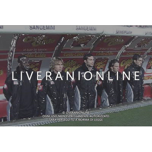 MILANO,23-01-02 DFP/MARCO LUSSOSO MILAN - JUVENTUS (COPPA ITALIA): PANCHINA DELLA JUVENTUS