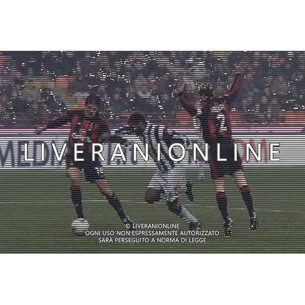 MILANO,23-01-02 DFP/MARCO LUSSOSO MILAN - JUVENTUS (COPPA ITALIA): ZALAYETA