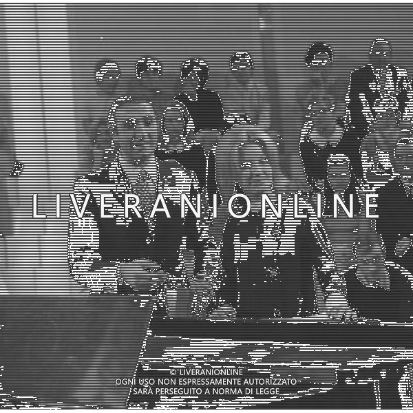 TRASMISSIONE TELEVISIVA CINQUANTA STORIA DELL TV DA CHI L\'HA FATTA A CHI L\'HA VISTA 2003 NELLA FOTO PIPPO BAUDO AG ALDO LIVERANI