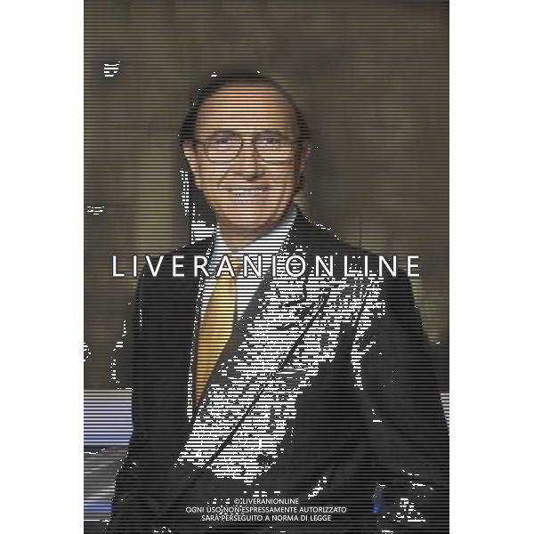 TRASMISSIONE TELEVISIVA CINQUANTA STORIA DELL TV DA CHI L\'HA FATTA A CHI L\'HA VISTA 2003 NELLA FOTO PIPPO BAUDO AG ALDO LIVERANI