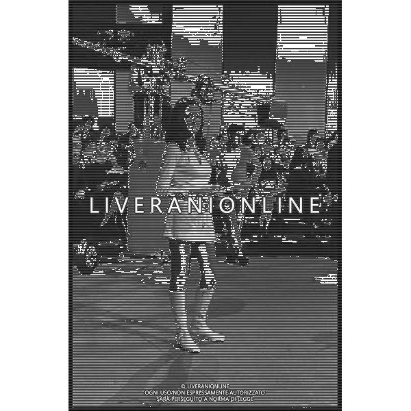 TRASMISSIONE TELEVISIVA CINQUANTA STORIA DELL TV DA CHI L\'HA FATTA A CHI L\'HA VISTA 2003 NELLA FOTO SABINA CIUFFINI AG ALDO LIVERANI