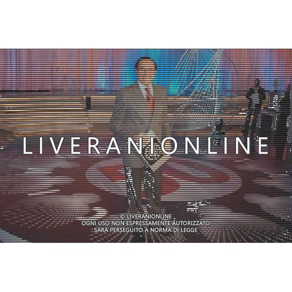 TRASMISSIONE TELEVISIVA CINQUANTA STORIA DELL TV DA CHI L\'HA FATTA A CHI L\'HA VISTA 2003 NELLA FOTO PIPPO BAUDO AG ALDO LIVERANI