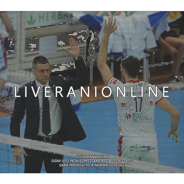 Lega Volley Serie A1 Maschile 2011/2012 12Á Giornata Trento - 29.12.2011 Itas Diatec Trentino-Marmi Lanza Verona Nella Foto:Rodostin Stoytchev-Matteo Burgsthaler /Ph.Vitez-Ag. Aldo Liverani