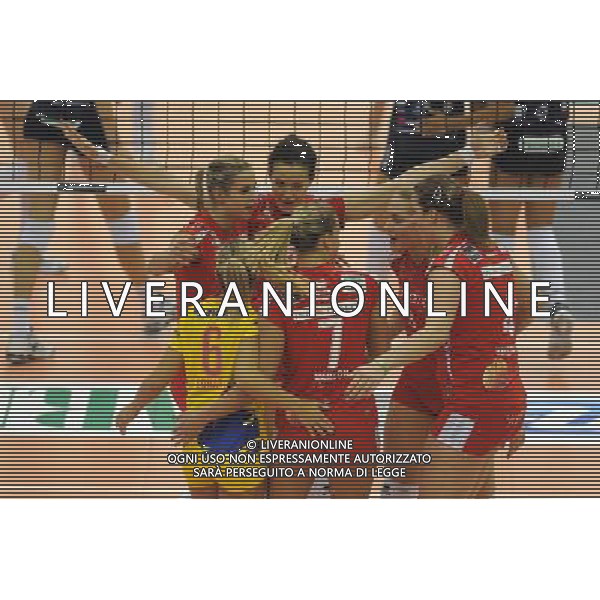 Campionato Pallavolo Serie A1 Femminile - 11Á giornata Castellanza (VA) - 29/12/2011 MC Carnaghi Villa Cortese - Yamamay Busto Arsizio nella foto: esultanza della Yamamay Busto Arsizio foto Roberto Garavaglia - ag. Aldo Liverani sas