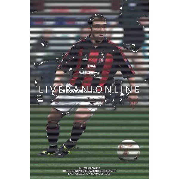 MILANO, 28-02-02 DFP/MARCO LUSSOSO MILAN - RODA (COPPA UEFA) NELLA FOTO: CRISTIAN BROCCHI