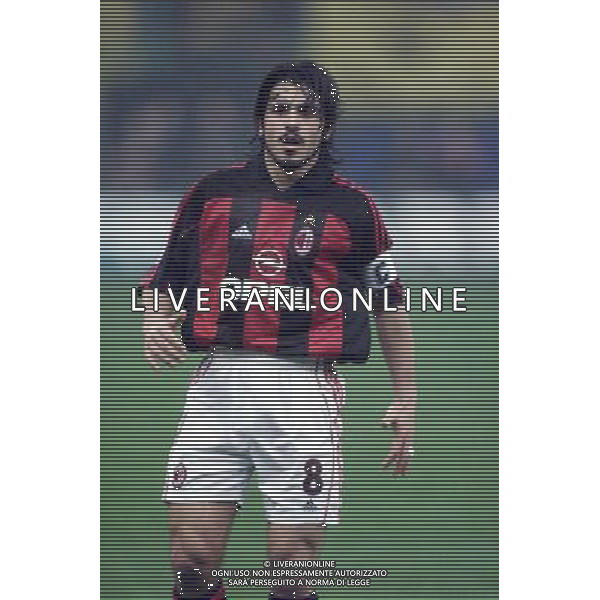 MILANO, 28-02-02 DFP/MARCO LUSSOSO MILAN - RODA (COPPA UEFA) NELLA FOTO: GENNARO GATTUSO AG ALDO LIVERANI S A S