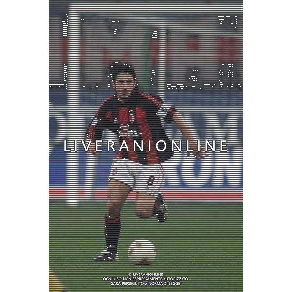MILANO, 28-02-02 DFP/MARCO LUSSOSO MILAN - RODA (COPPA UEFA) NELLA FOTO: GENNARO GATTUSO AG ALDO LIVERANI S A S