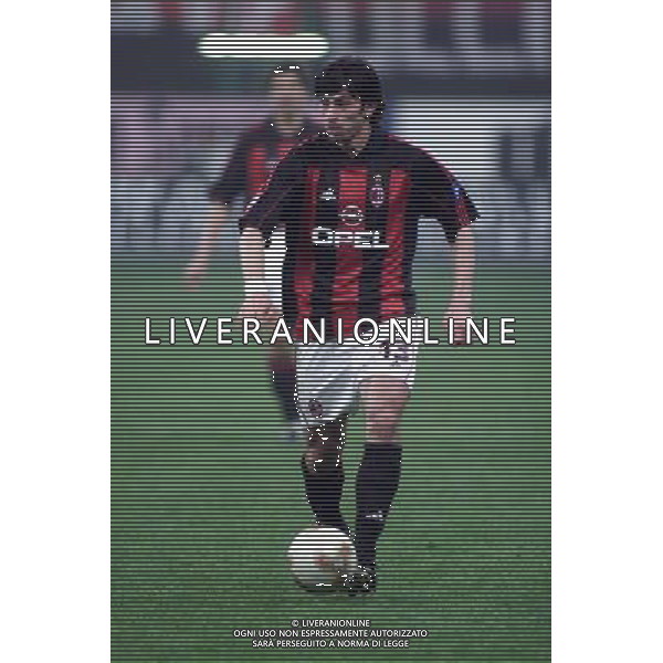 MILANO, 28-02-02 DFP/MARCO LUSSOSO MILAN - RODA (COPPA UEFA) NELLA FOTO: KAKHA KALADZE AG ALDO LIVERANI S A S