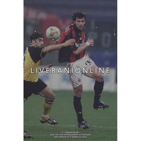 MILANO, 28-02-02 DFP/MARCO LUSSOSO MILAN - RODA (COPPA UEFA) NELLA FOTO: KAKHA KALADZE AG ALDO LIVERANI S A S