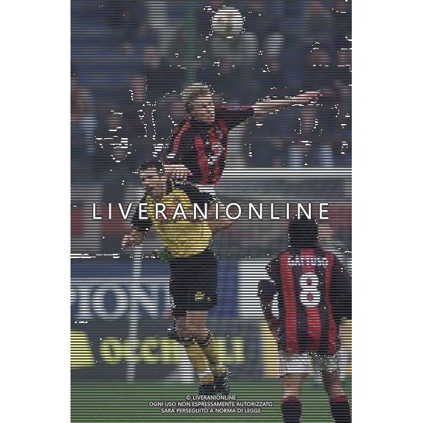 MILANO, 28-02-02 DFP/MARCO LUSSOSO MILAN - RODA (COPPA UEFA) NELLA FOTO: MARTIN LAURSEN AG ALDO LIVERANI S A S