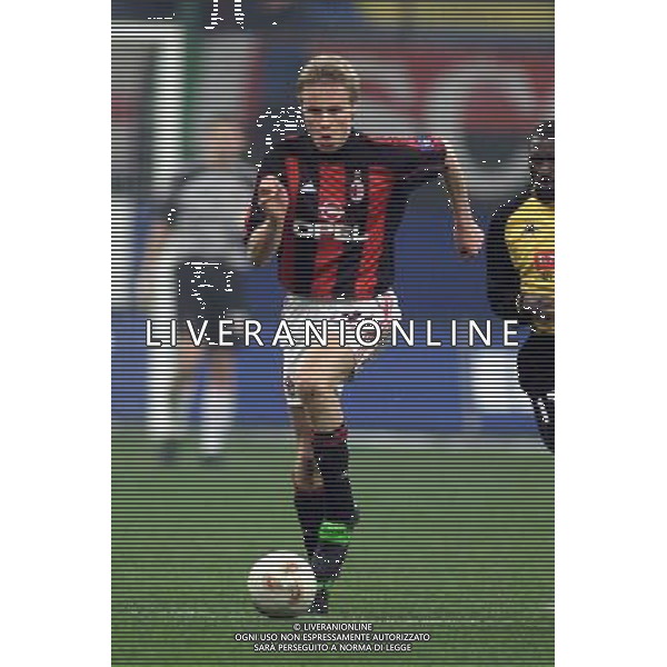 MILANO, 28-02-02 DFP/MARCO LUSSOSO MILAN - RODA (COPPA UEFA) NELLA FOTO: MARTIN LAURSEN AG ALDO LIVERANI S A S