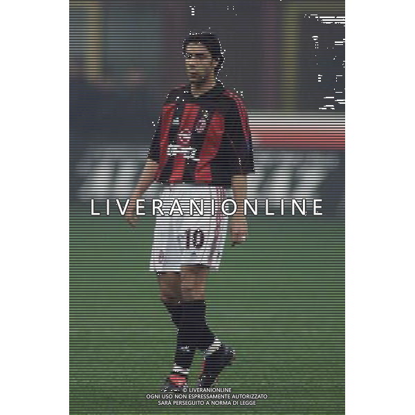 MILANO, 28-02-02 DFP/MARCO LUSSOSO MILAN - RODA (COPPA UEFA) NELLA FOTO: MANUEL RUI COSTA AG ALDO LIVERANI S A S
