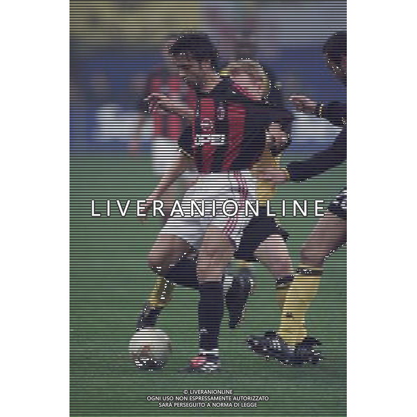 MILANO, 28-02-02 DFP/MARCO LUSSOSO MILAN - RODA (COPPA UEFA) NELLA FOTO: MANUEL RUI COSTA AG ALDO LIVERANI S A S