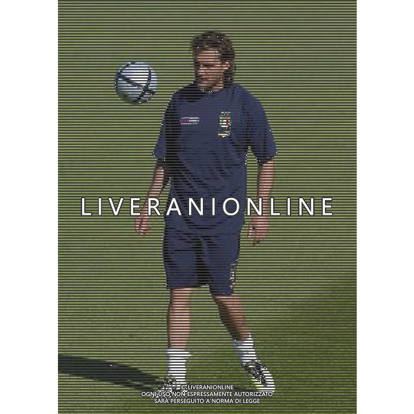 COVERCIANO NAZIONALE ITALIANA25/05/2004 NELLA FOTO CRISTIAN VIERI AGENZIA ALDO LIVERANI