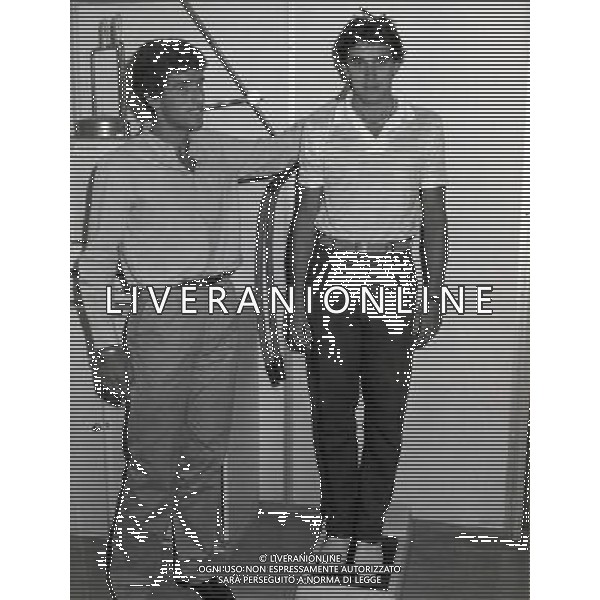 Ottorino Piotti (Gallarate, 31 luglio 1954) ex calciatore (portiere) e dirigente sportivo italiano nella foto Ottorino Piotti Muro Tassotti ph.ARCHIVIO AGENZIA ALDO LIVERANI SAS