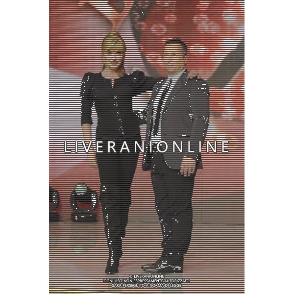 Roma - 04/01/2012 - Auditorium Rai - Presentazione della trasmissione TV \' Ballando con le stelle \' - nella foto: Milly Carlucci e Paolo Belli å© Fabrizio Corradetti - Ag. Aldo Liverani sas