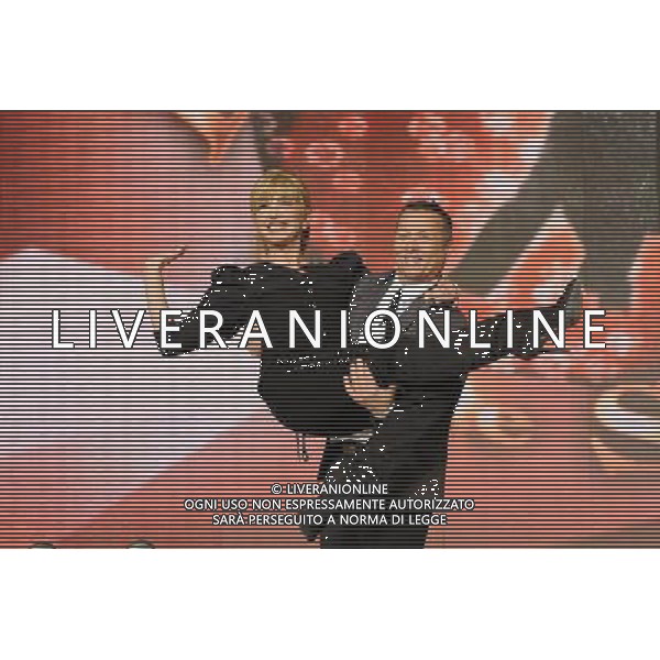 Roma - 04/01/2012 - Auditorium Rai - Presentazione della trasmissione TV \' Ballando con le stelle \' - nella foto: Milly Carlucci e Paolo Belli Œ© Fabrizio Corradetti - Ag. Aldo Liverani sas