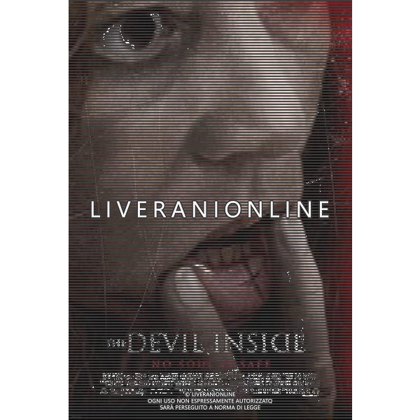 THE DEVIL INSIDE, from Insurge Pictures. 2012 Poster © LFI/Photoshot - ag. aldo liverani sas italy only FILM: \' THE DEVIL INSIDE\'