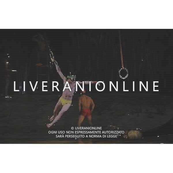 Cirque Du Soleil perform Totem at the Albert Hall. London 4th January 2011. ©photoshot/Agenzia Aldo Liverani Sas - ITALY ONLY - Artisti del Cirque Du Soleil durante le Prove dello spettacolo \'Totem\' al Royal Albert Hall di Londra, Inghilterra 4 gennaio 2012