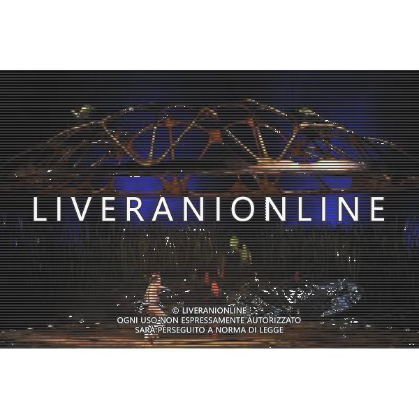 Cirque Du Soleil perform Totem at the Albert Hall. London 4th January 2011. ©photoshot/Agenzia Aldo Liverani Sas - ITALY ONLY - Artisti del Cirque Du Soleil durante le Prove dello spettacolo \'Totem\' al Royal Albert Hall di Londra, Inghilterra 4 gennaio 2012