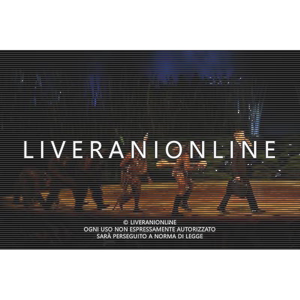 Cirque Du Soleil perform Totem at the Albert Hall. London 4th January 2011. ©photoshot/Agenzia Aldo Liverani Sas - ITALY ONLY - Artisti del Cirque Du Soleil durante le Prove dello spettacolo \'Totem\' al Royal Albert Hall di Londra, Inghilterra 4 gennaio 2012