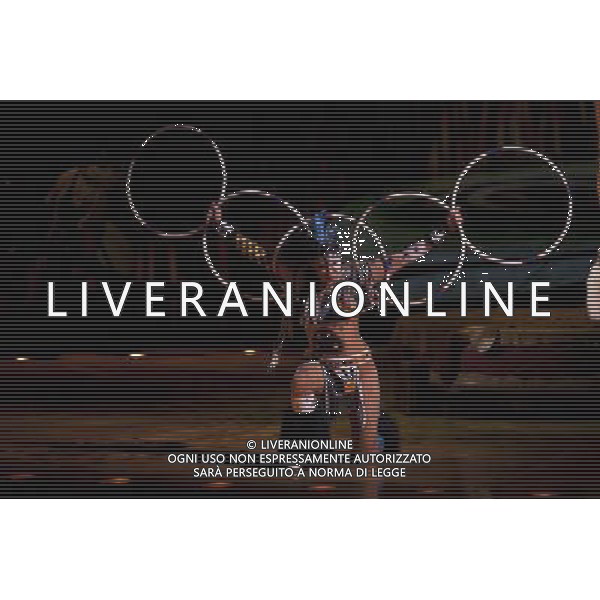 Artists from Cirque Du Soleil: Totem perform at Royal Albert Hall on January 4, 2012 in London, England. Picture Zenon Stefaniak ©photoshot/Agenzia Aldo Liverani Sas - ITALY ONLY - Artisti del Cirque Du Soleil durante le Prove dello spettacolo \'Totem\' al Royal Albert Hall di Londra, Inghilterra 4 gennaio 2012