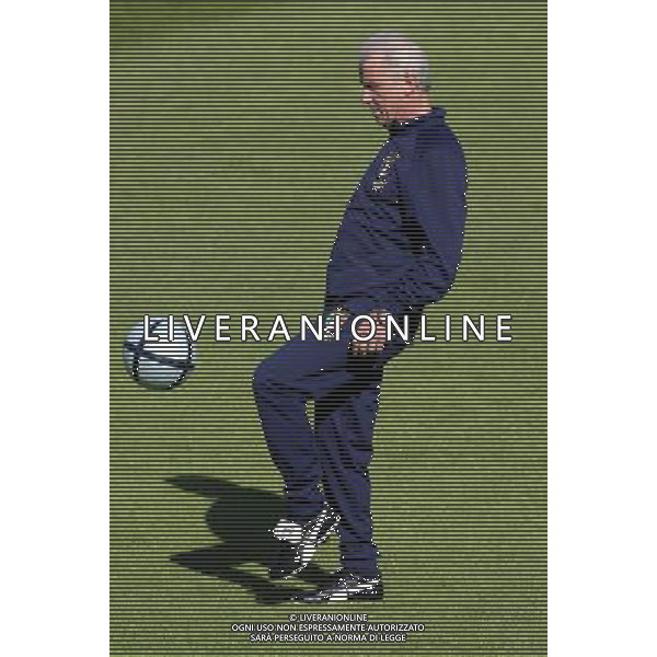 Coverciano (Fi) 25/05/2004 Raduno della Nazionale di Calcio in preparazione agli Europei. Nella foto: Trapattoni Giovanni.* Ph Gianni Nucci/Aldo Liverani