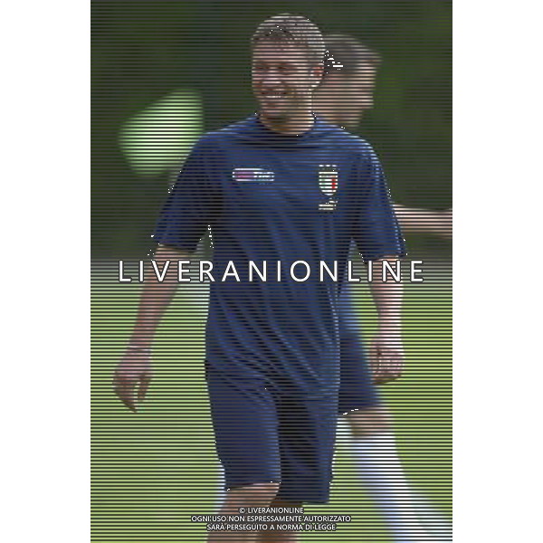 NAZIONALE ITALIANA A COVERCIANO 27/05/2004 NELLA FOTO CASSANO ANTONIO AGENZIA ALDO LIVERANI