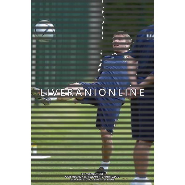 NAZIONALE ITALIANA A COVERCIANO 27/05/2004 NELLA FOTO CASSANO ANTONIO AGENZIA ALDO LIVERANI