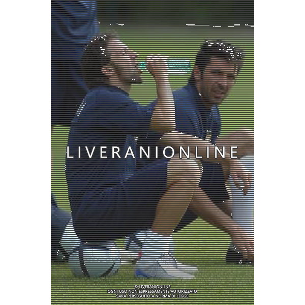 NAZIONALE ITALIANA A COVERCIANO 27/05/2004 NELLA FOTO DEL PIERO ALESSANDRO AGENZIA ALDO LIVERANI