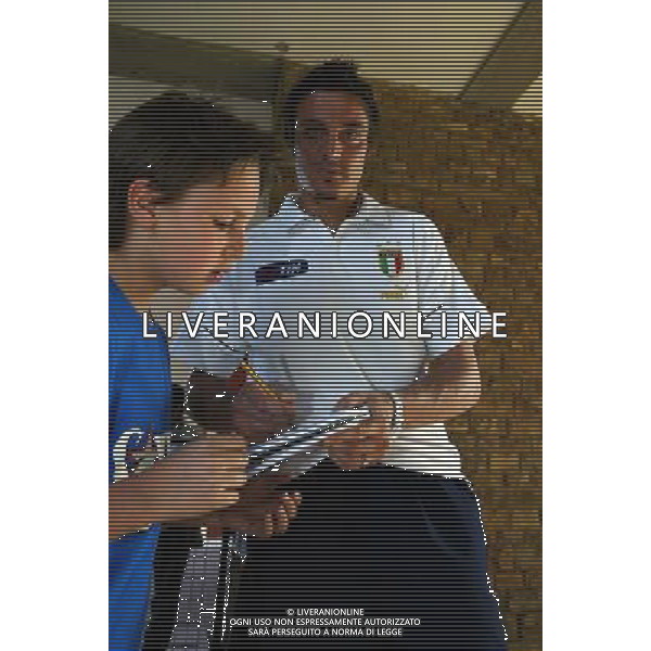 NAZIONALE ITALIANA A COVERCIANO 27/05/2004 NELLA FOTO ODDO MASSIMO AGENZIA ALDO LIVERANI