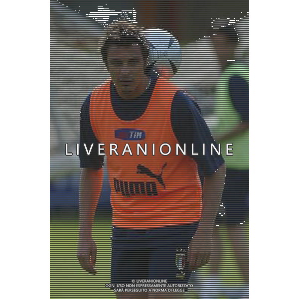 NAZIONALE ITALIANA A COVERCIANO 27/05/2004 NELLA FOTO ODDO MASSIMO AGENZIA ALDO LIVERANI