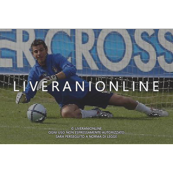 NAZIONALE ITALIANA A COVERCIANO 27/05/2004 NELLA FOTO TOLDO FRANCESCO AGENZIA ALDO LIVERANI