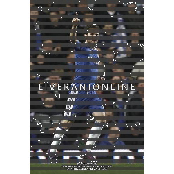 Chelsea\'s Juan Mata celebrates scoring the opening goal Football - FA Challenge Cup Third Round - Chelsea v Portsmouth - Sun 08 Jan 2012 - Stamford Bridge - London © CameraSport - 43 Linden Ave. Countesthorpe. Leicester. England. LE8 5PG - Tel: +44 (0) 116 277 4147 - admin@camerasport.com - www.camerasport.com