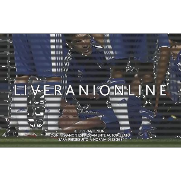 Chelsea\'s John Terry receives treatments after foul during todays match Football - FA Challenge Cup Third Round - Chelsea v Portsmouth - Sun 08 Jan 2012 - Stamford Bridge - London © CameraSport - 43 Linden Ave. Countesthorpe. Leicester. England. LE8 5PG - Tel: +44 (0) 116 277 4147 - admin@camerasport.com - www.camerasport.com