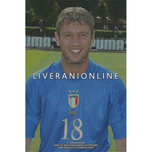 NAZIONALE ITALIANA CALCIO 27/05/2004 NELLA FOTO CASSANO ANTONIO AGENZIA ALDO LIVERANI