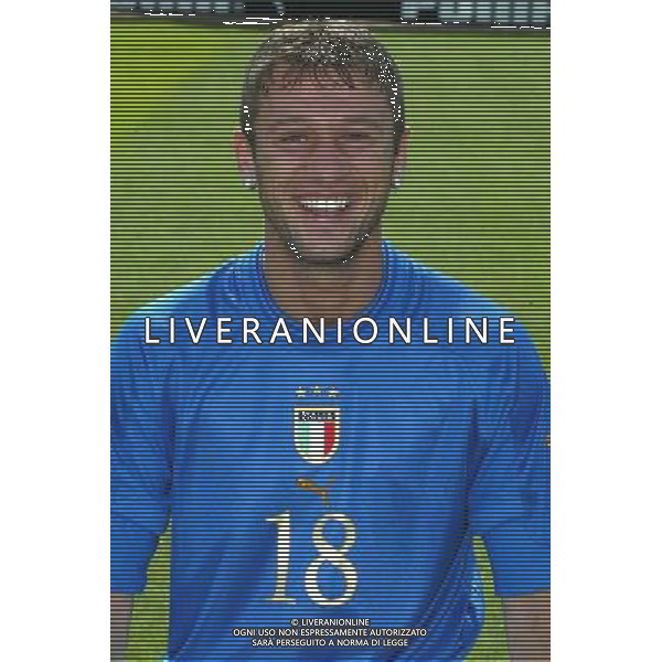 NAZIONALE ITALIANA CALCIO 27/05/2004 NELLA FOTO CASSANO ANTONIO AGENZIA ALDO LIVERANI