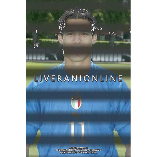 NAZIONALE ITALIANA CALCIO 27/05/2004 NELLA FOTO BERNARDI CORRADO AGENZIA ALDO LIVERANI